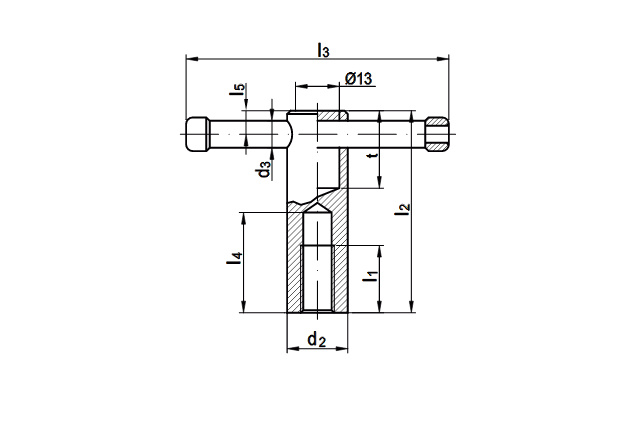 Воротковая гайка DIN 6307