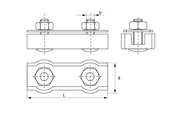 Зажим троса DUPLEX