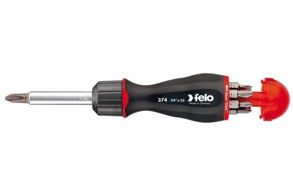Отвертка для бит реверсивная Felo Серия 374