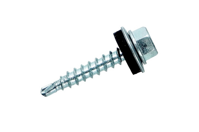 Саморез кровельный KRS по дереву сверлоконечный