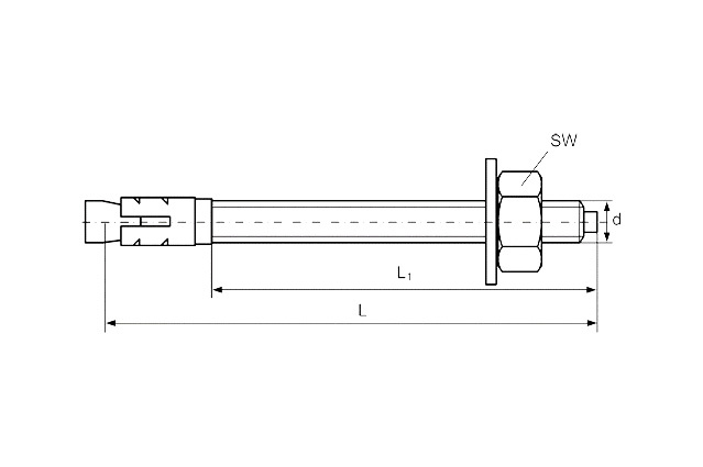Анкер клиновой S-KA