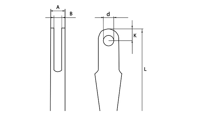 Зажим троса клиновой DIN 15315