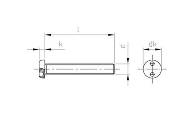 Винт антивандальный art. 9101
