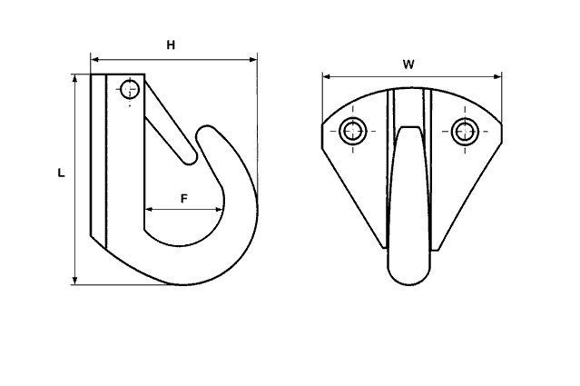 Крючок закрытый М 8375