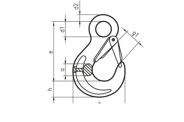 Крюк грузоподъемный SK