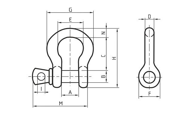 Скоба монтажная тип P DIN 831