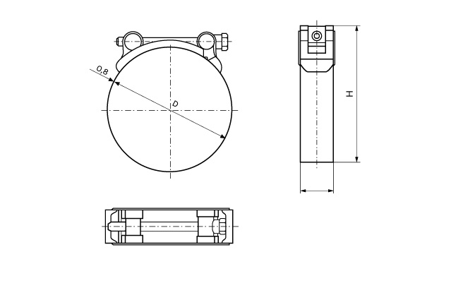 Хомут силовой W2