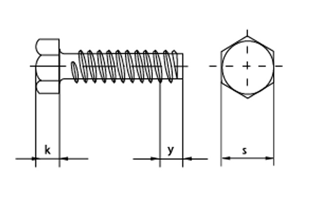 Саморез DIN 7976 F
