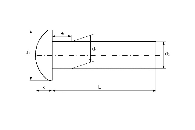 Заклёпка забивная DIN 660