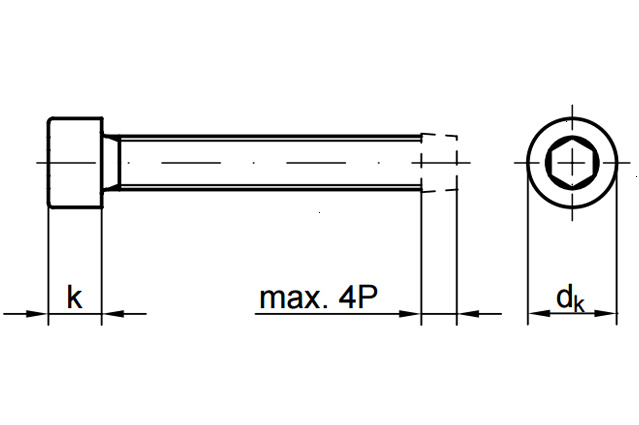 Винт DIN 7500 E резьбовыдавливающий