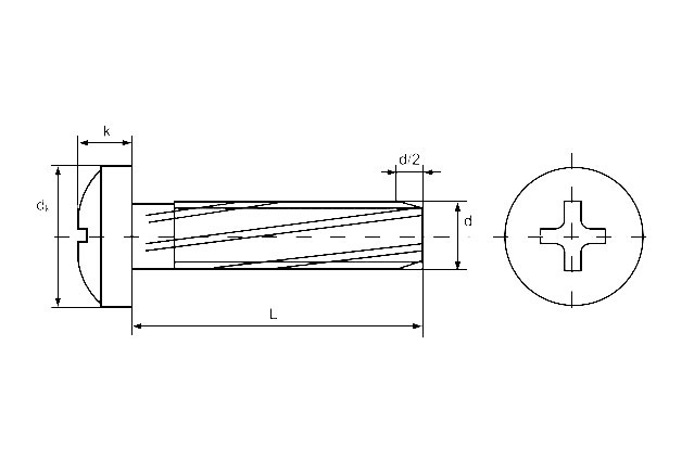 Винт DIN 7516 А