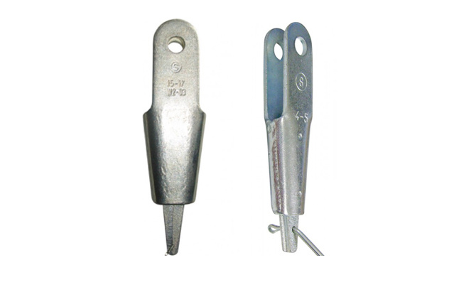 Зажим троса клиновой DIN 15315