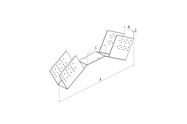 Кронштейн коньковый