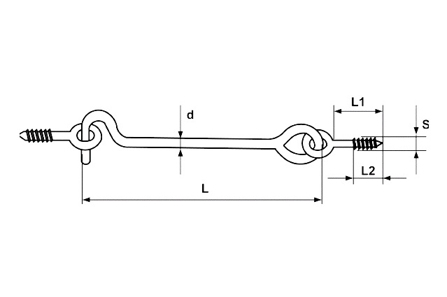 Крючок дверной