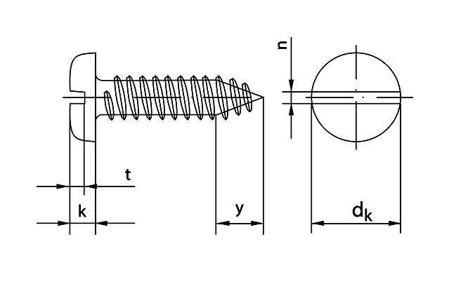 Саморез DIN 7971 C