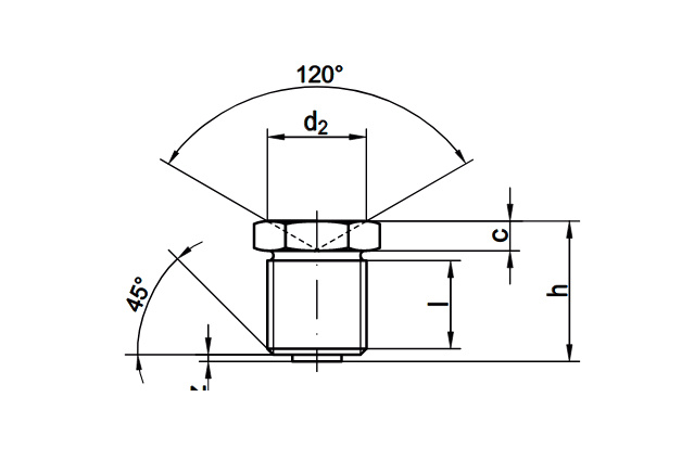 Пресс-маслёнка с воронкой DIN 3405