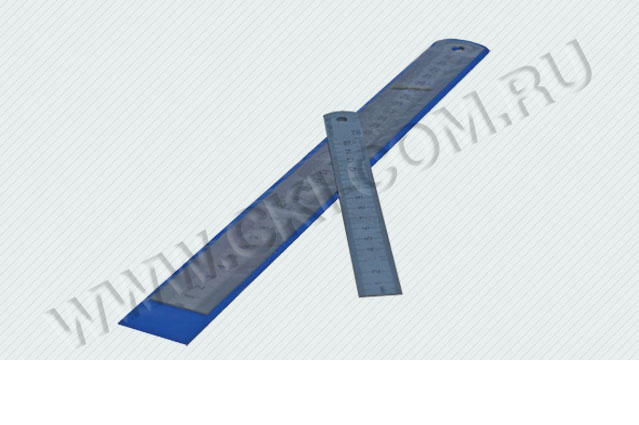 Линейка металлическая