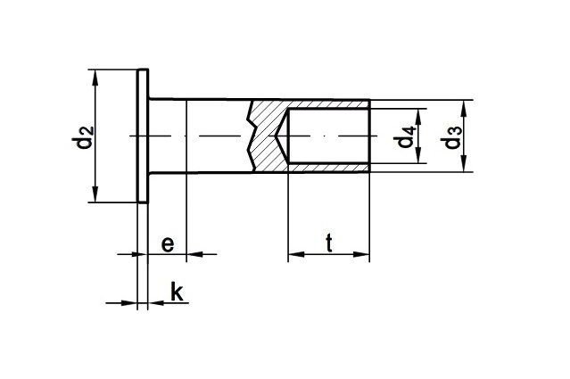 Заклепка забивная DIN 7338