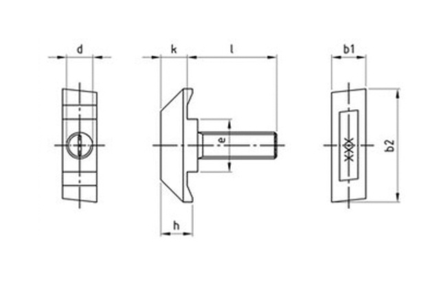 Болт с Г-образной головкой, 50/30 art.9094