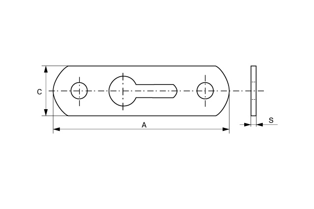 Планка подвесная (тип 1)