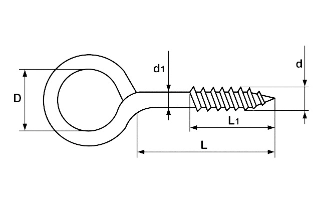 Шуруп-кольцо