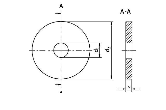 Шайба увеличенная DIN 1052