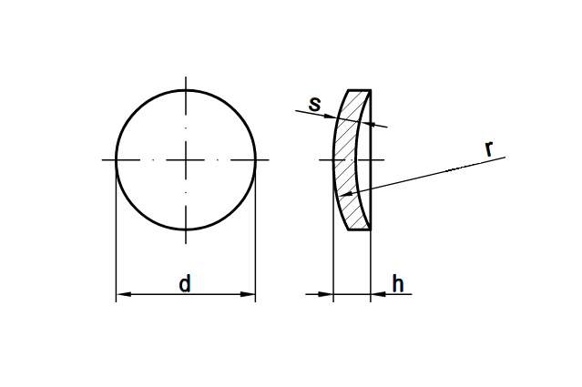 Шайба-заглушка DIN 470 запорная глухая