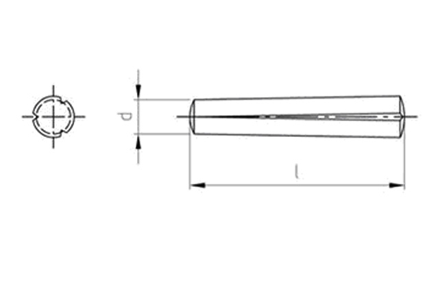 Штифт конический DIN 1471