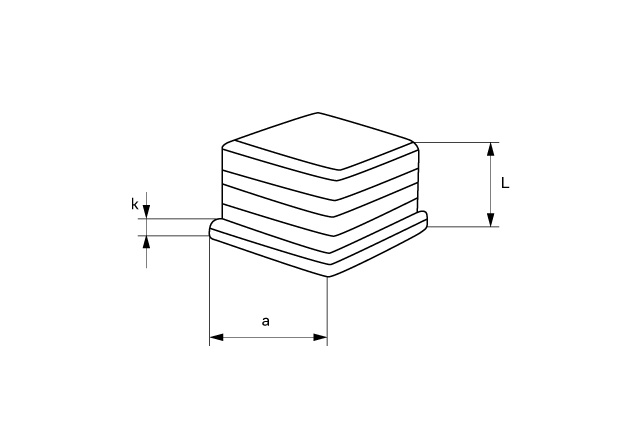 Заглушка квадратная