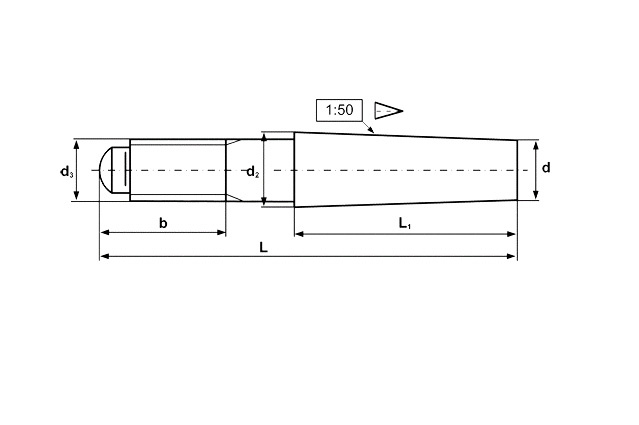 Штифт конический DIN 258