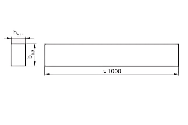 Шпонка DIN 6880