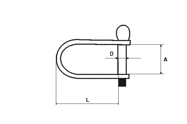 Скоба монтажная М8293