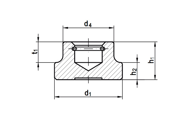 Упорная колодка DIN 6311