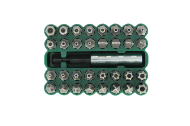 Набор бит для антивандального крепежа 34 предмета