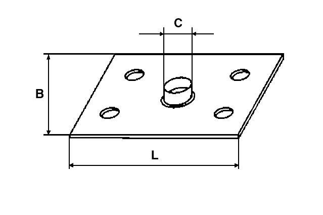 Пластина опорная облегченная (подпятник)