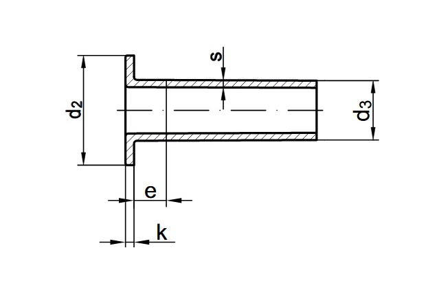 Заклепка забивная DIN 7338