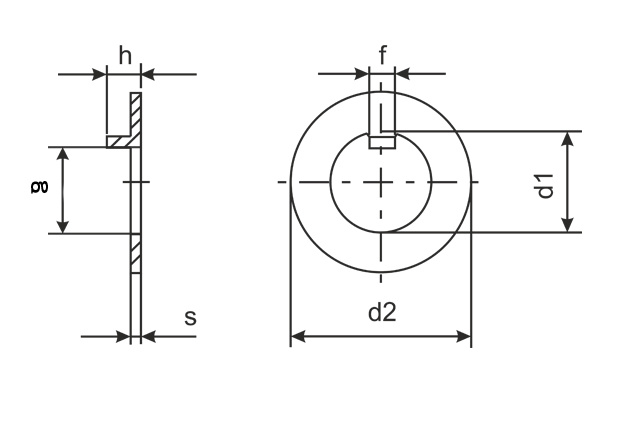 Шайба стопорная DIN 462