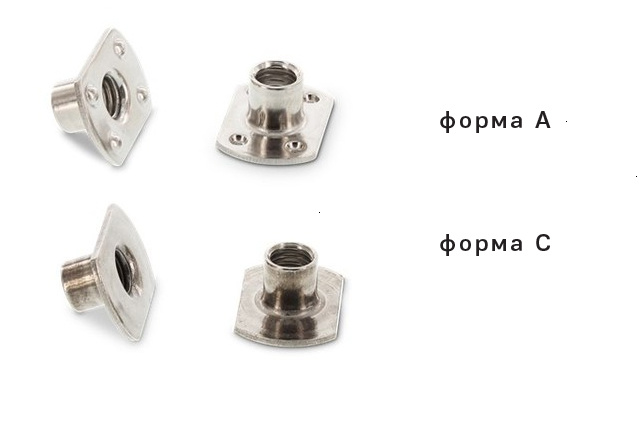 Гайка приварная art.9060