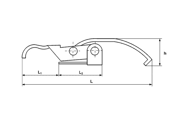 Замок-стяжка М 8053 С