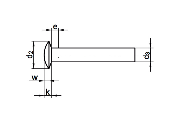 Заклёпка забивная DIN 662