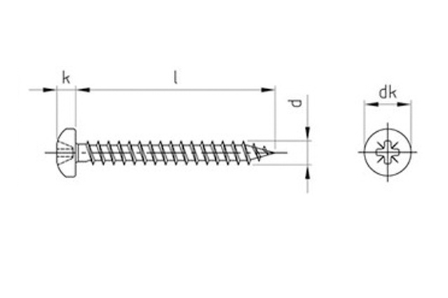 Саморез универсальный art.9048