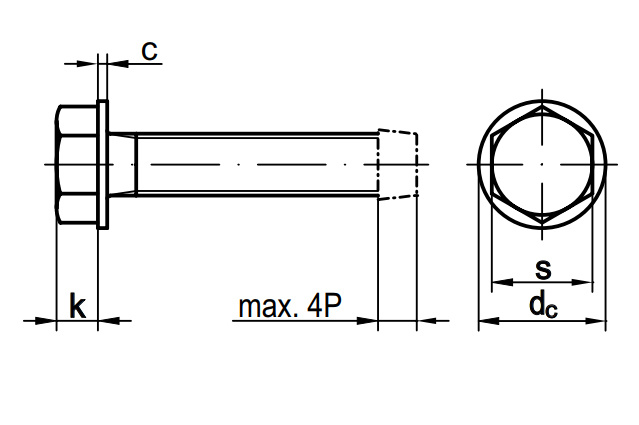 Винт DIN 7500 D резьбовыдавливающий
