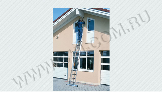 Лестница двухсекционная приставная раздвижная Zarges