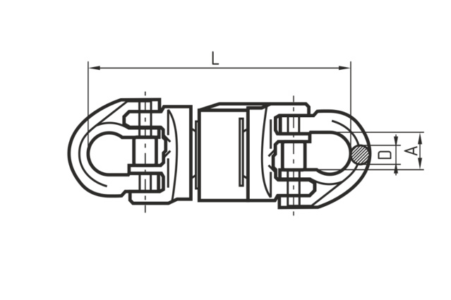 Вертлюг шарикоподшипниковый цепной Yoke