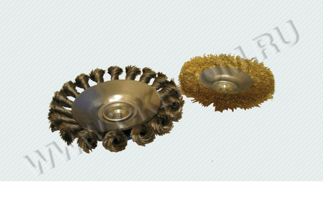 Кордщётка коническая с резьбой м14 для УШМ Osborn