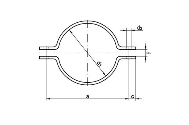 Хомут трубный DIN 3567