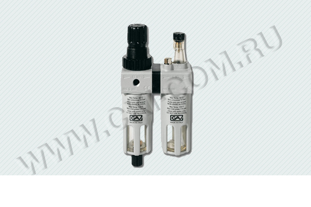 Фильтр с регулятором давления+лубрикатор FRL 200 3/8