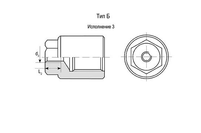 Гайка для фланцевых соединений ГОСТ 9064-75
