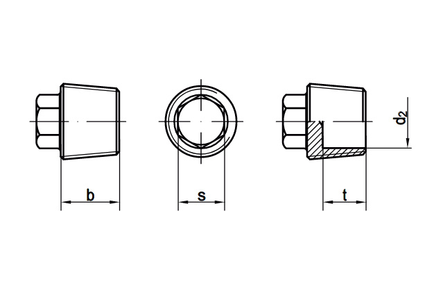 Пробка коническая резьбовая DIN 909