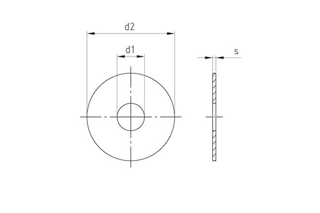 Шайба увеличенная (кузовная WIDE) art.9054